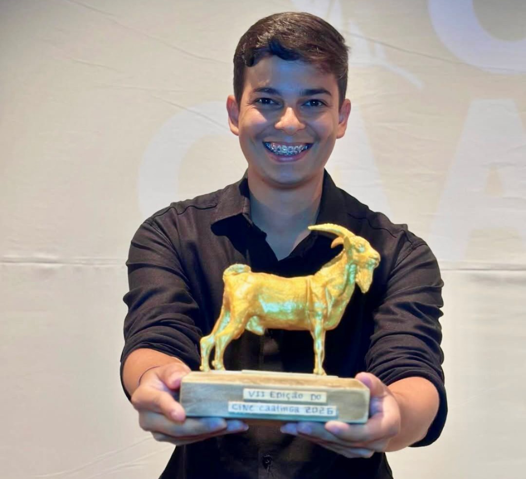Jornalista de Pirpirituba vence prêmio no Festival Cine Caatinga 