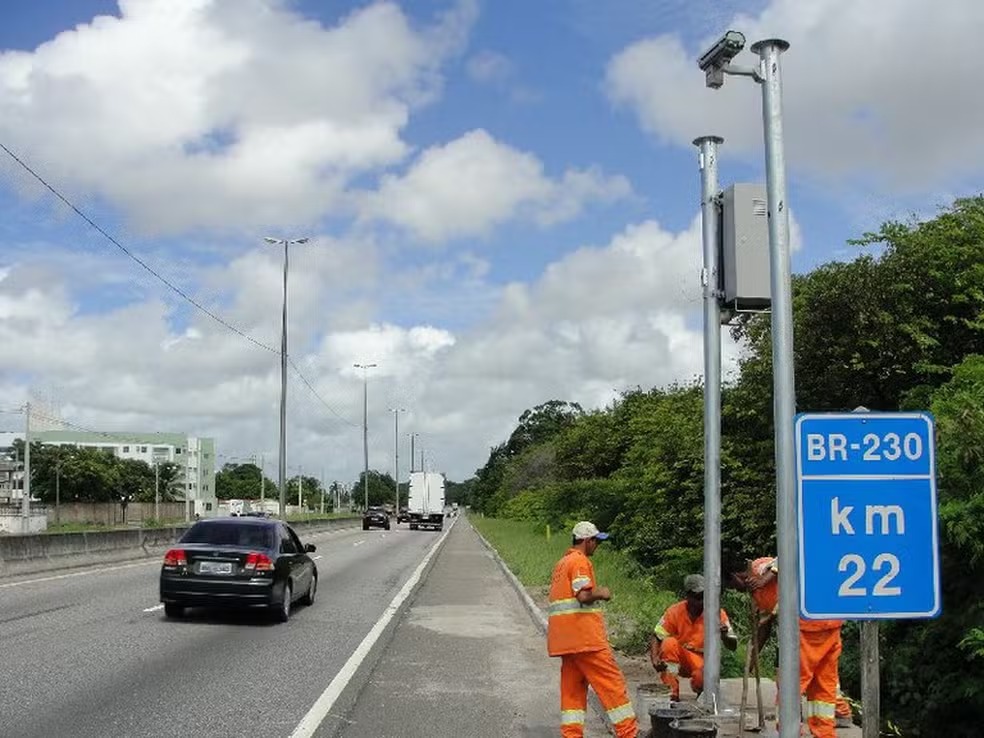 Novos radares na BR-230 começam a multar na Grande João Pessoa